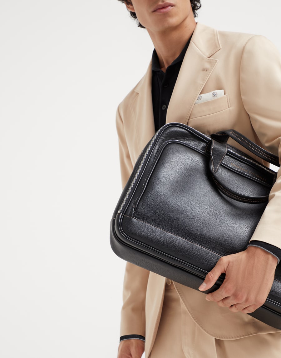 Briefcase Black Man - Brunello Cucinelli