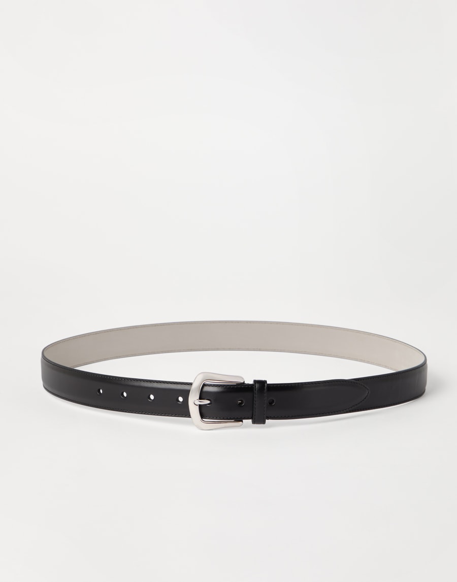 Calfskin belt Black Man - Brunello Cucinelli