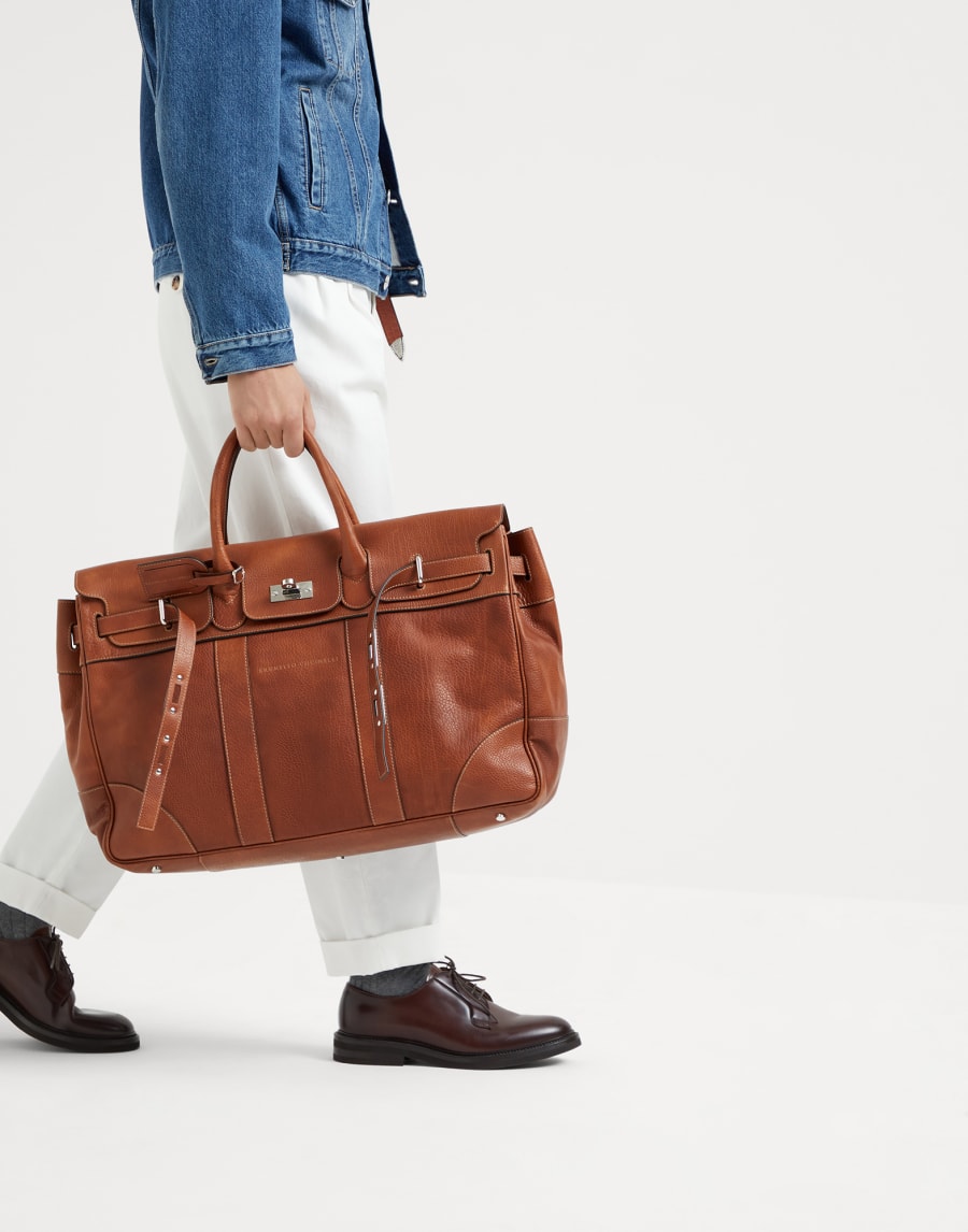 乡村风格包 铜 男款 - Brunello Cucinelli