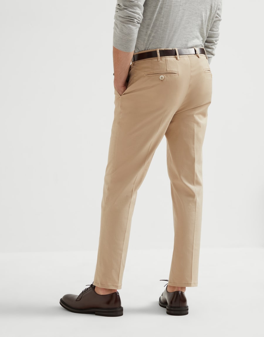 ガーメントダイ ギャバジン トラウザーズ ベージュ メンズ - Brunello Cucinelli