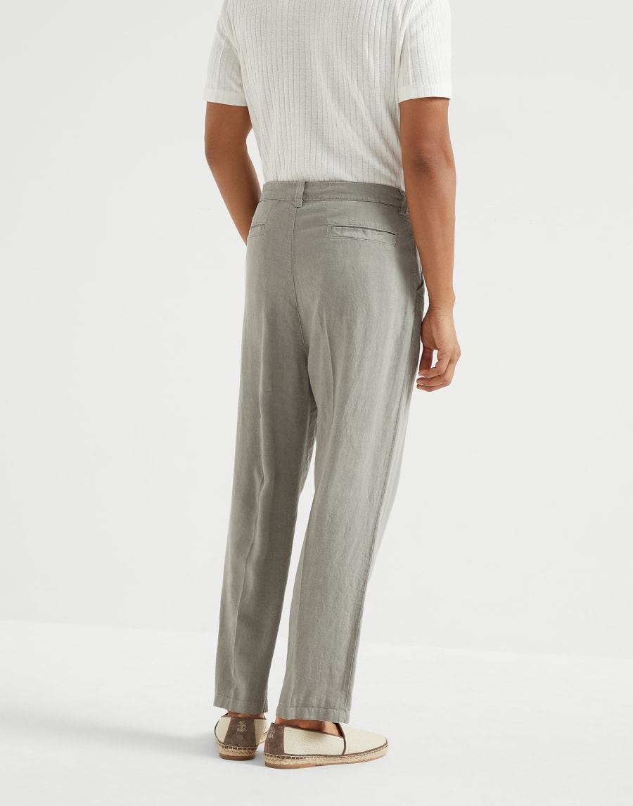 Pantalón leisure fit Khaki Hombre - Brunello Cucinelli