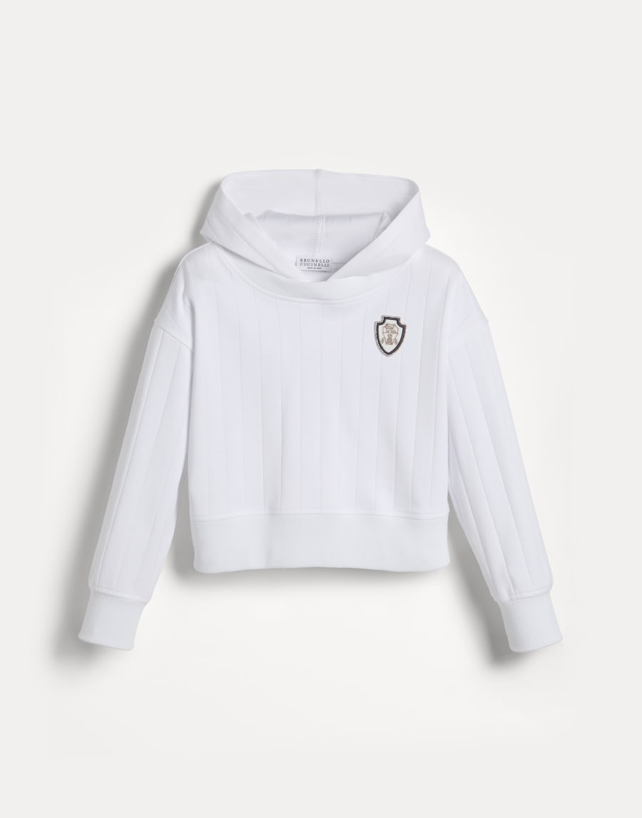 Interlock sweatshirt White Girls - Brunello Cucinelli