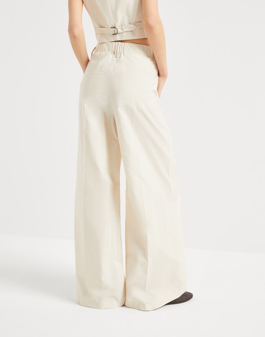 Sartorial Loose trousers Buff Woman - Brunello Cucinelli