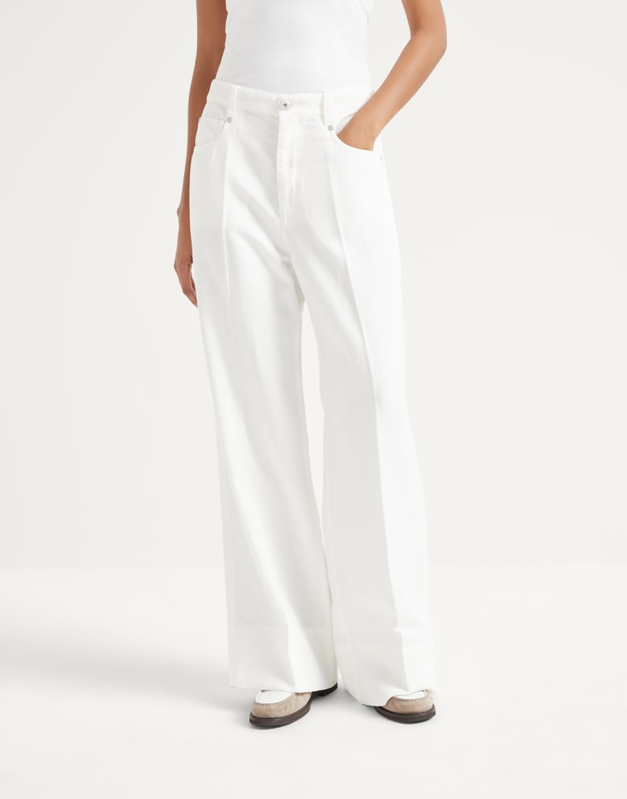 Loose trousers White Woman - Brunello Cucinelli