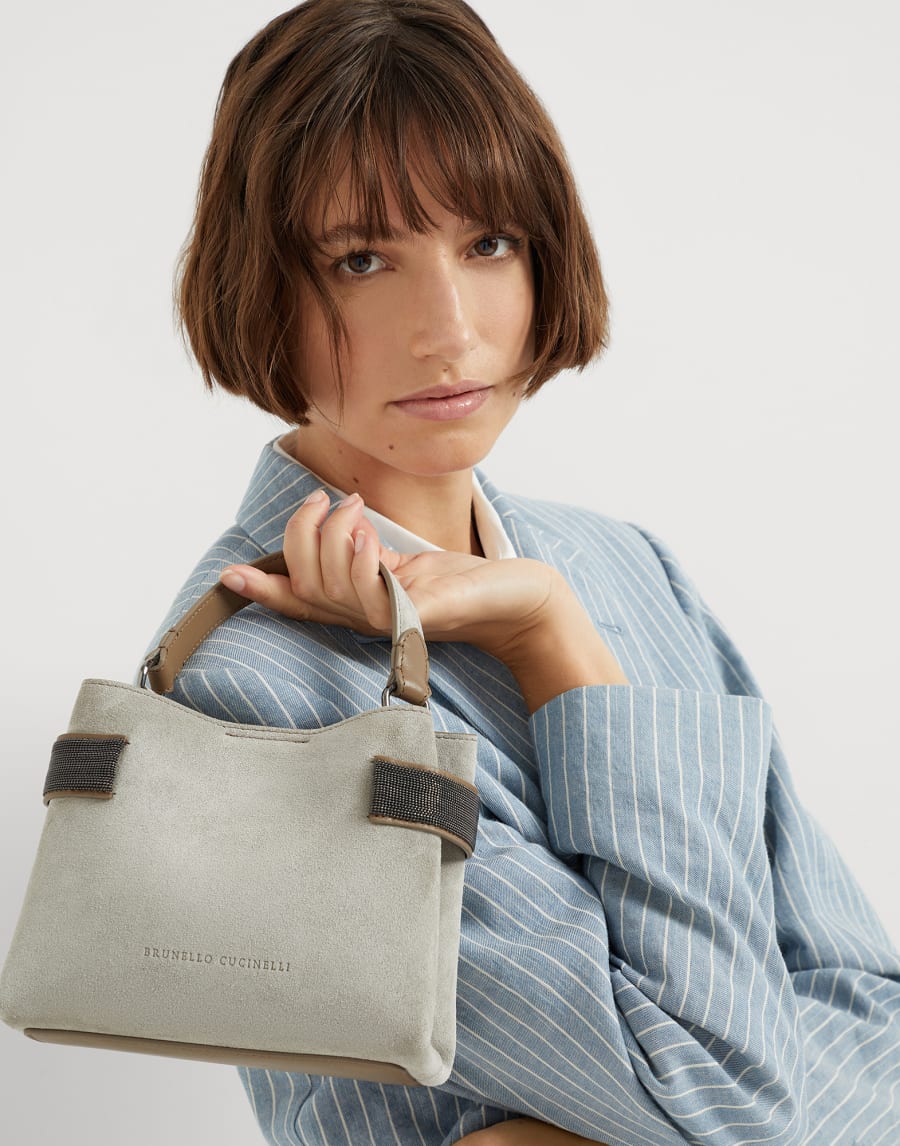 Essence トップハンドルバッグ（S） トープ レディース - Brunello Cucinelli