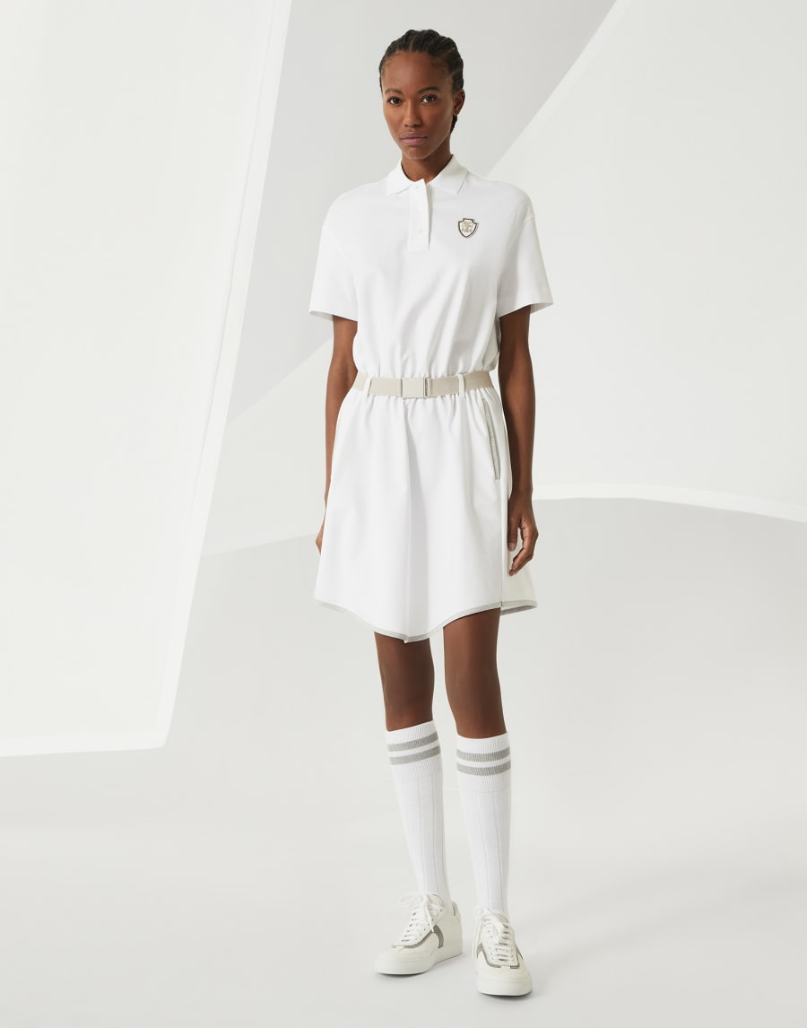 Платье мини Белый Женщина - Brunello Cucinelli