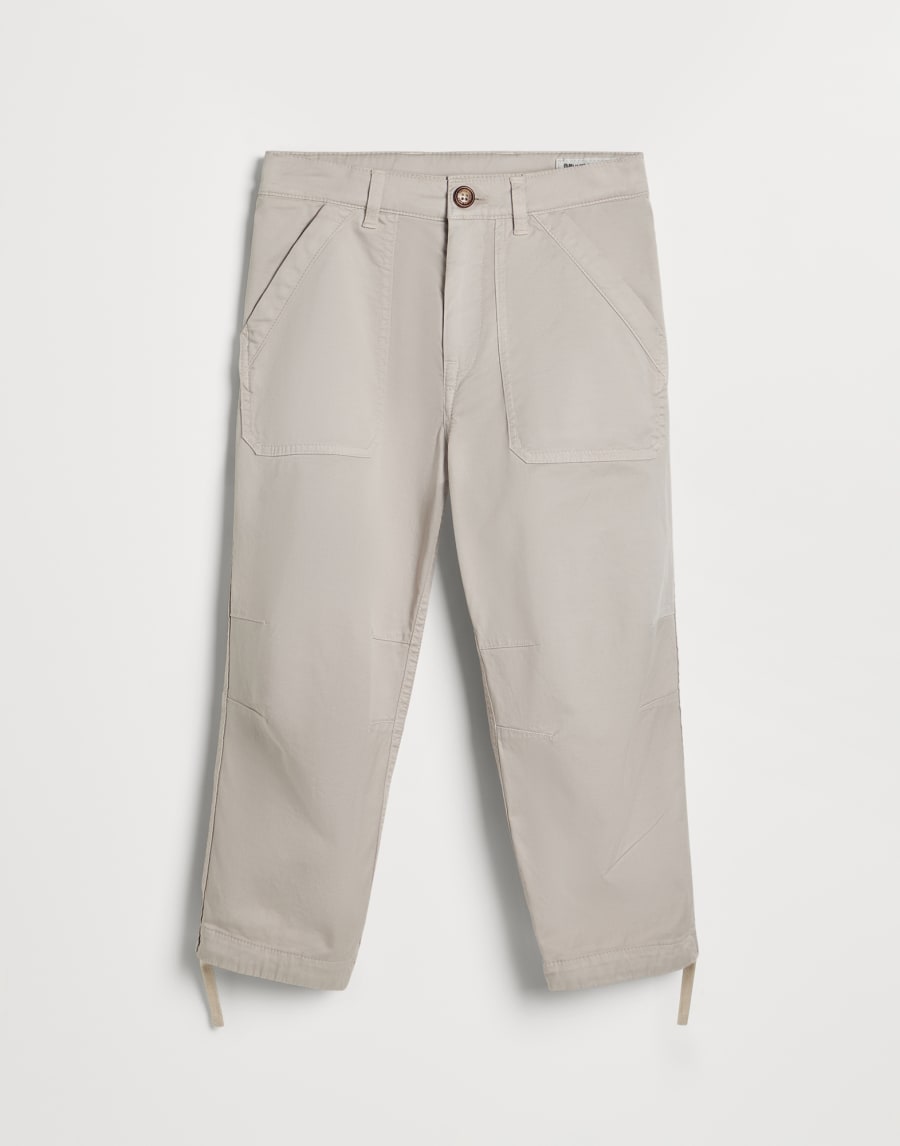 ユーティリティ トラウザーズ ライトブラウン ボーイズ - Brunello Cucinelli