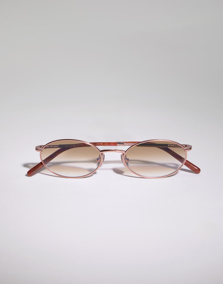 Titanium sunglasses Rose Gold Eyewear - Brunello Cucinelli
