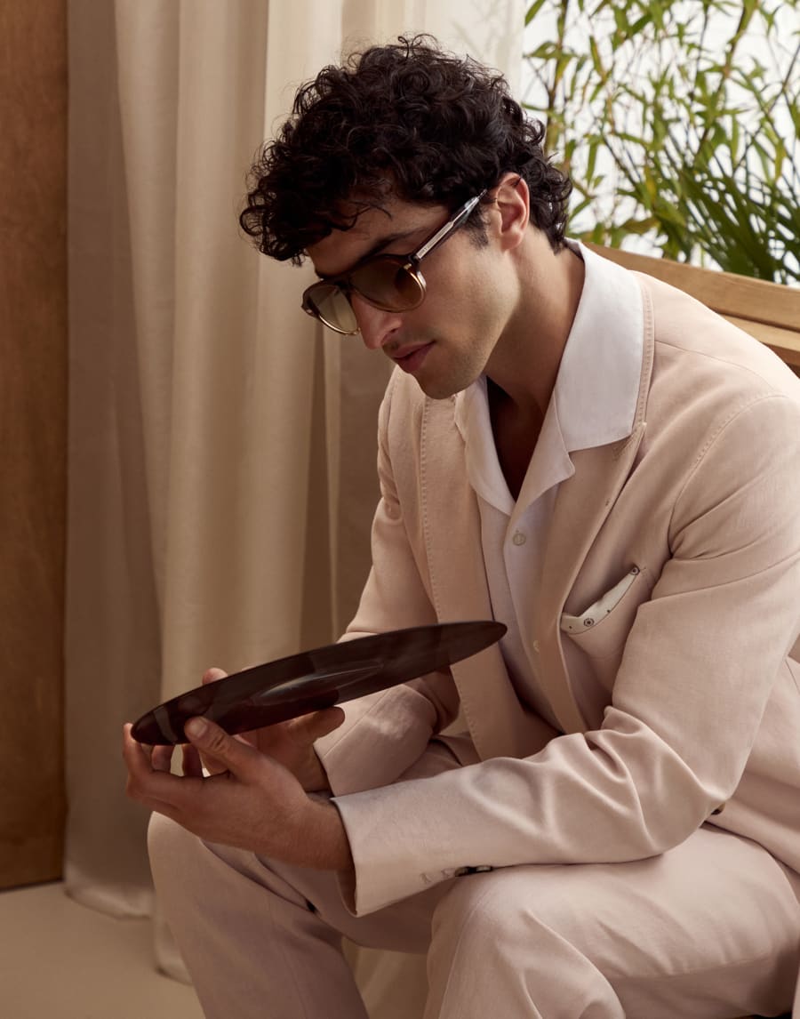 Paul acetate sunglasses Amber Fade Eyewear - Brunello Cucinelli