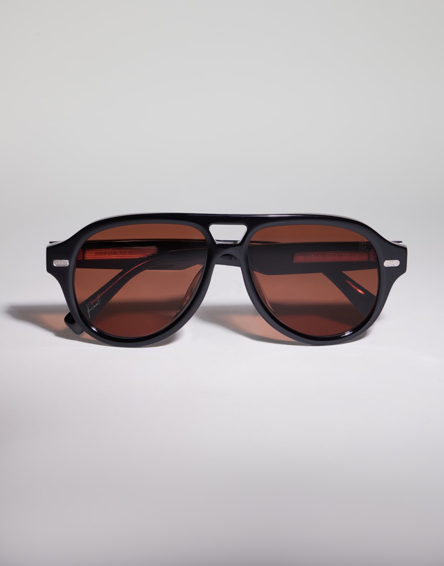 Солнцезащитные очки Paul из ацетата Чёрный Очки - Brunello Cucinelli