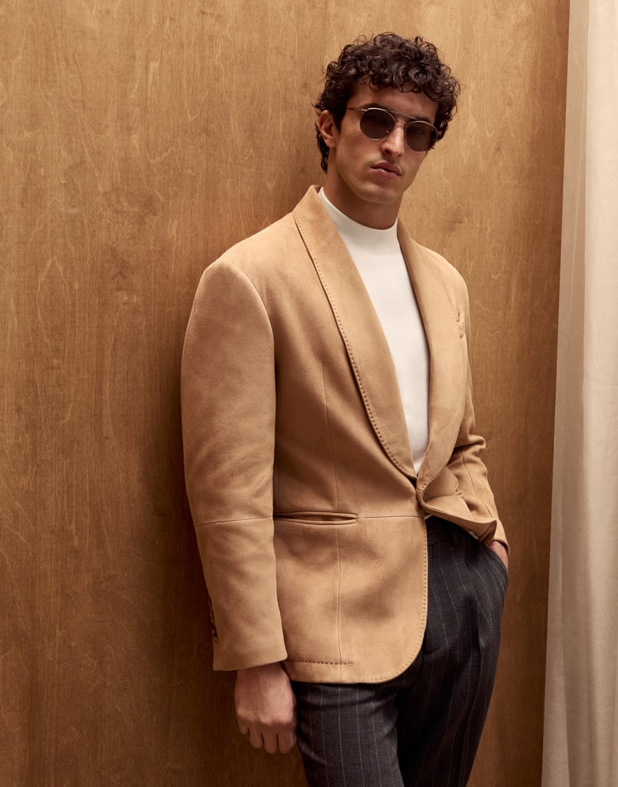 Round titanium sunglasses Rose Gold Eyewear - Brunello Cucinelli