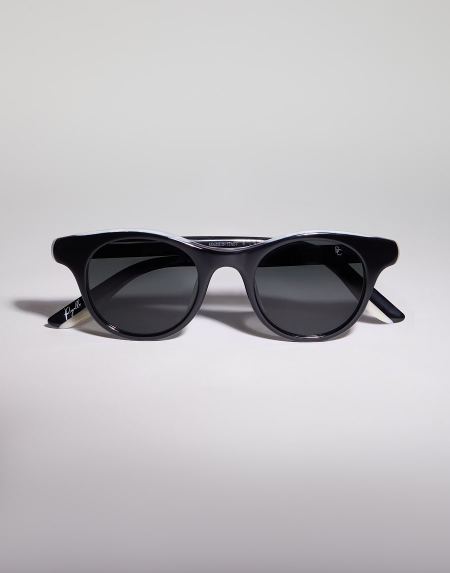 Pigalle frame with polarized lenses Black / Panama Eyewear - Brunello Cucinelli