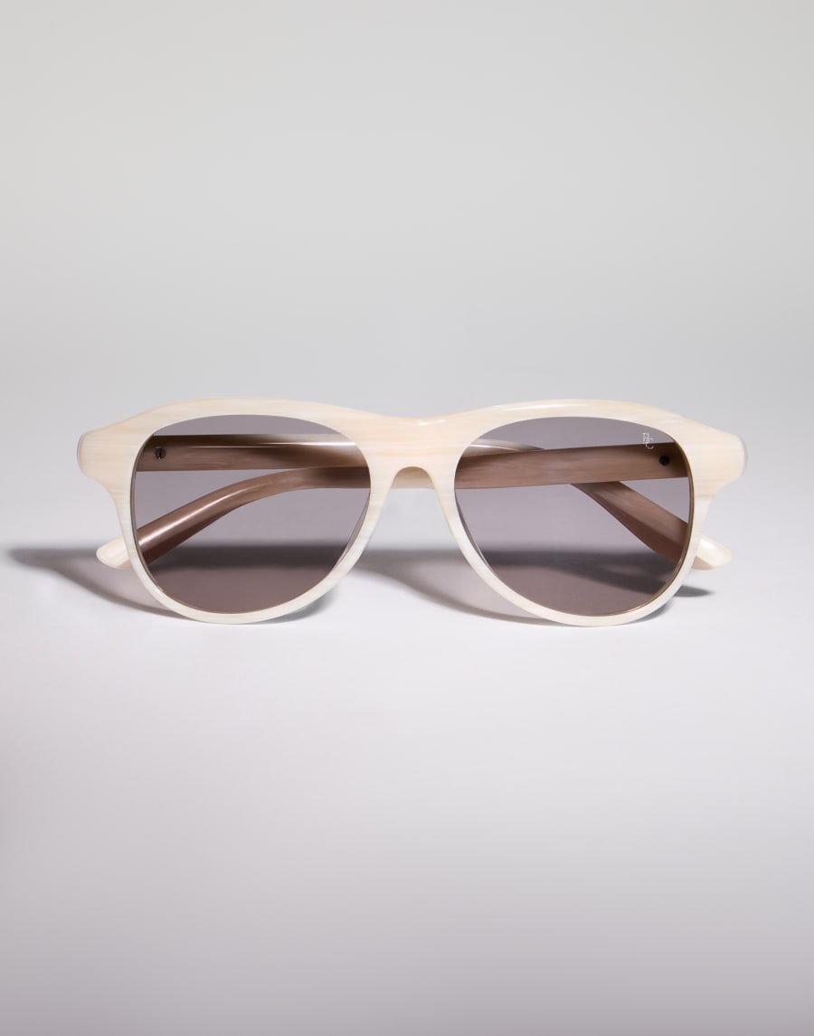 Aviator acetate sunglasses Panama Eyewear - Brunello Cucinelli