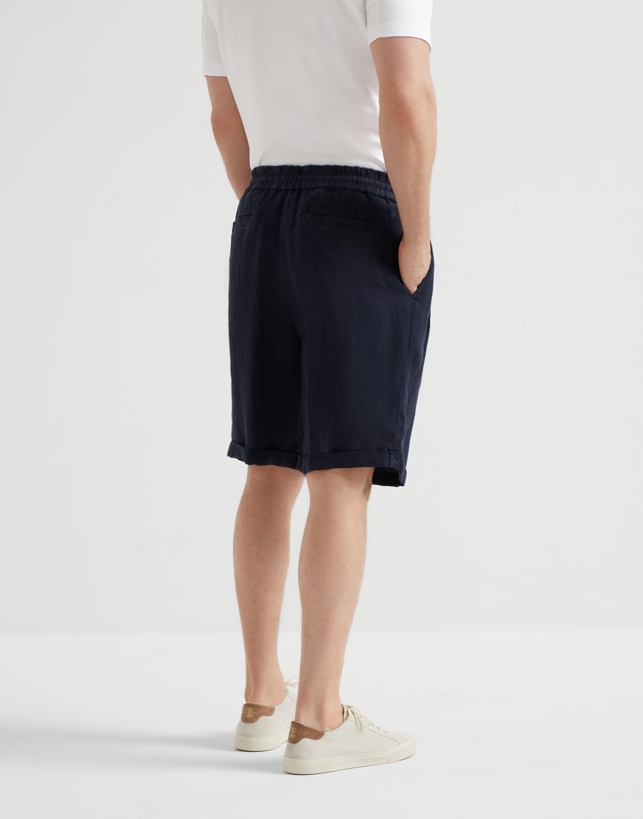 Bermudas con cordón Azul Aviación Hombre - Brunello Cucinelli