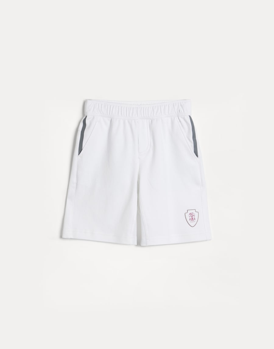 Cotton Bermuda shorts White Boys - Brunello Cucinelli