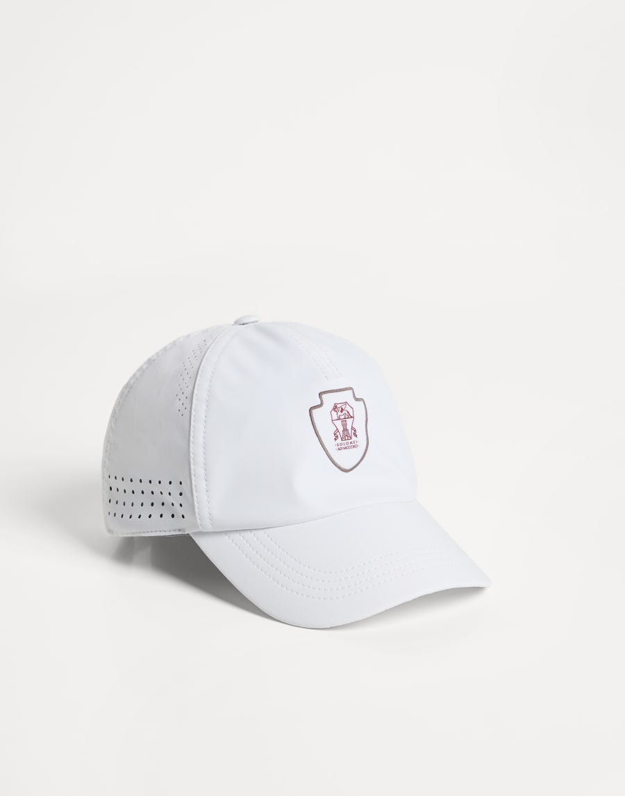 Nylon cap with logo Grey Boys - Brunello Cucinelli
