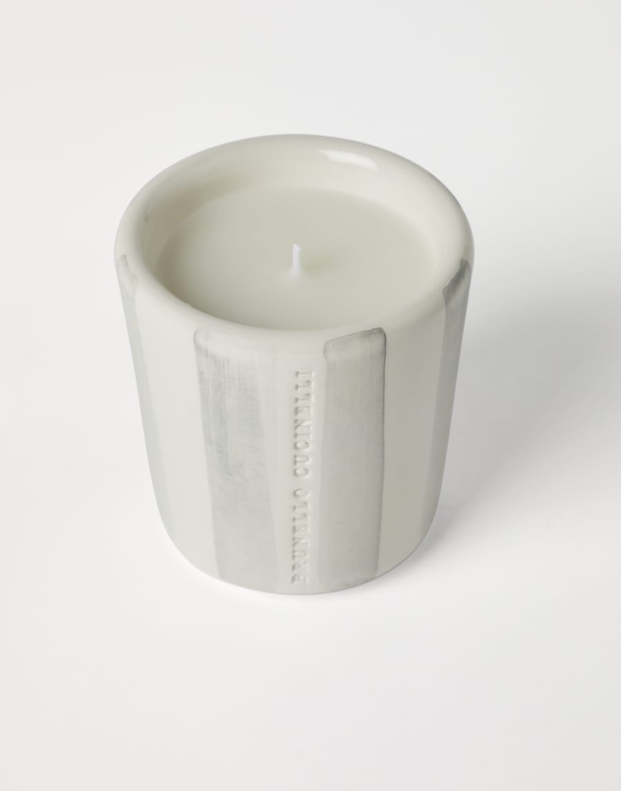 杯装蜡烛 浅灰 生活风格 - Brunello Cucinelli