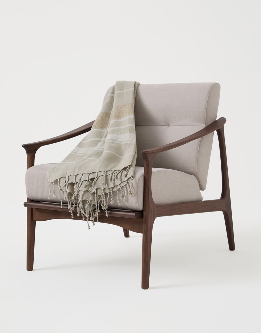 薄盖毯 浆土色 生活风格 - Brunello Cucinelli