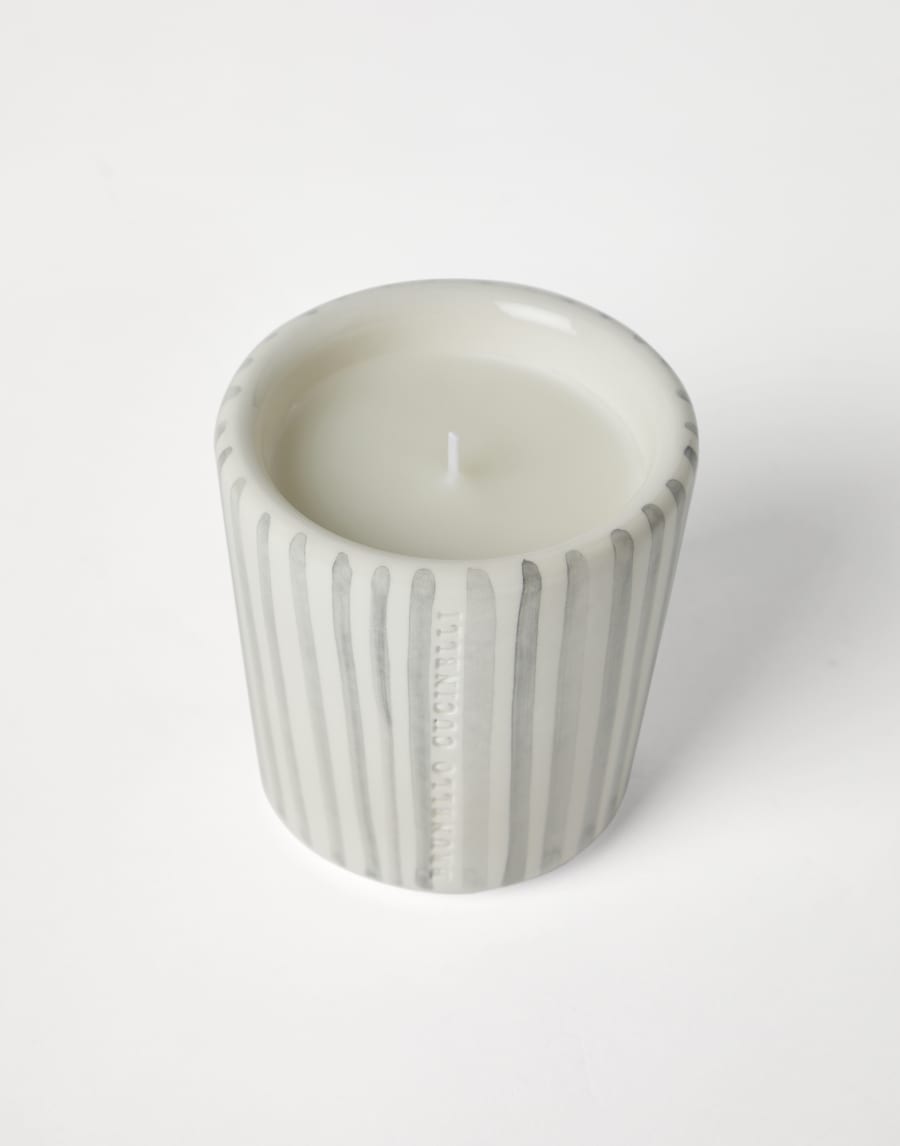 杯装蜡烛 浅灰 生活风格 - Brunello Cucinelli