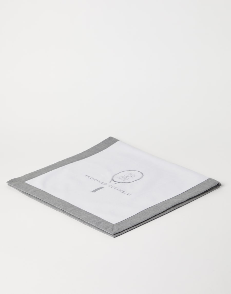 Полотенце с логотипом Tennis Светло-Серый Стиль жизни - Brunello Cucinelli