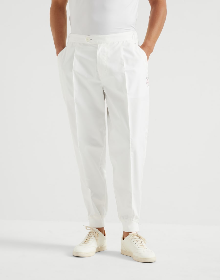 Брюки из нейлона Белый Мужчина - Brunello Cucinelli