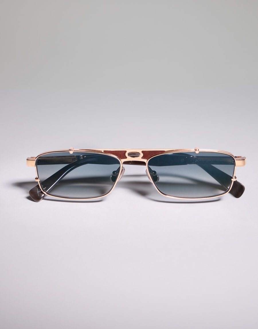 Paloma 18k gold-plated sunglasses Gold Eyewear - Brunello Cucinelli