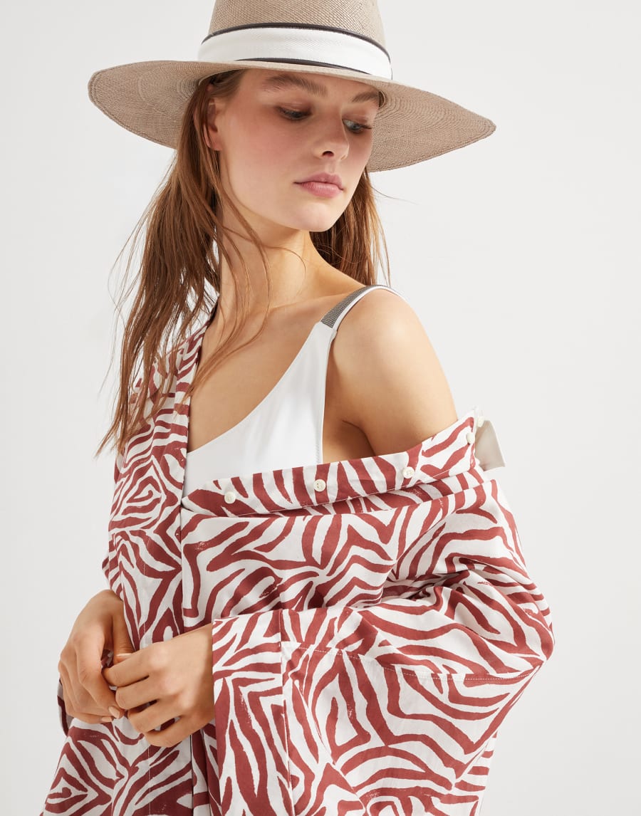 连体泳衣 白色 女款 - Brunello Cucinelli