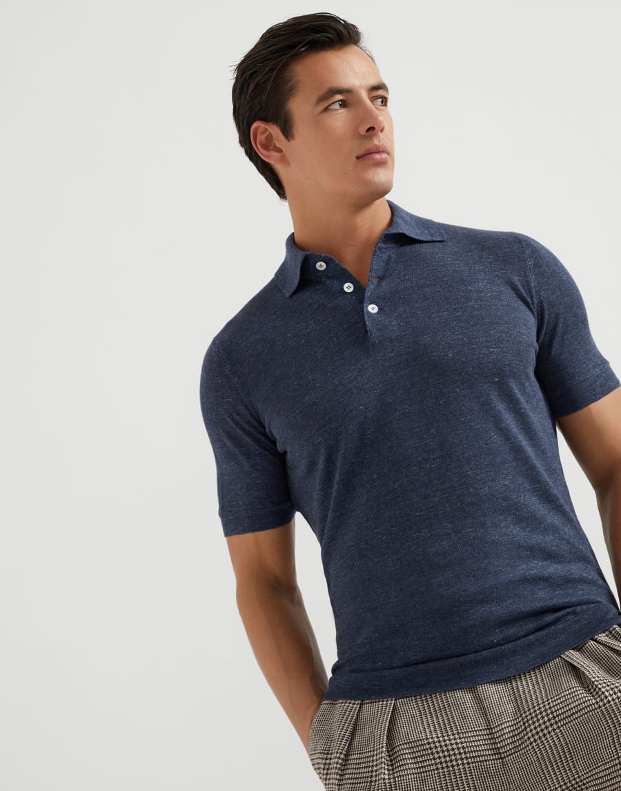 Polo-style sweater Night Man - Brunello Cucinelli