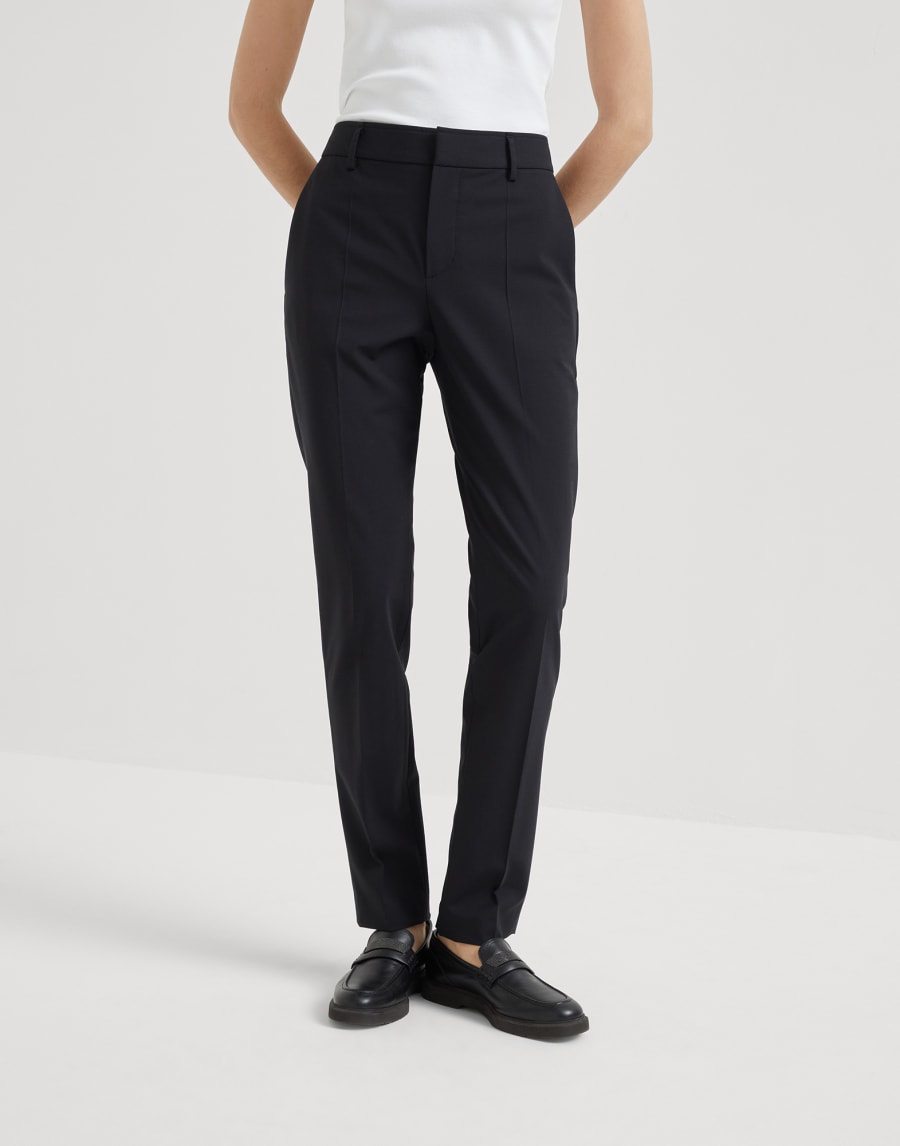Cigarette trousers Black Woman - Brunello Cucinelli