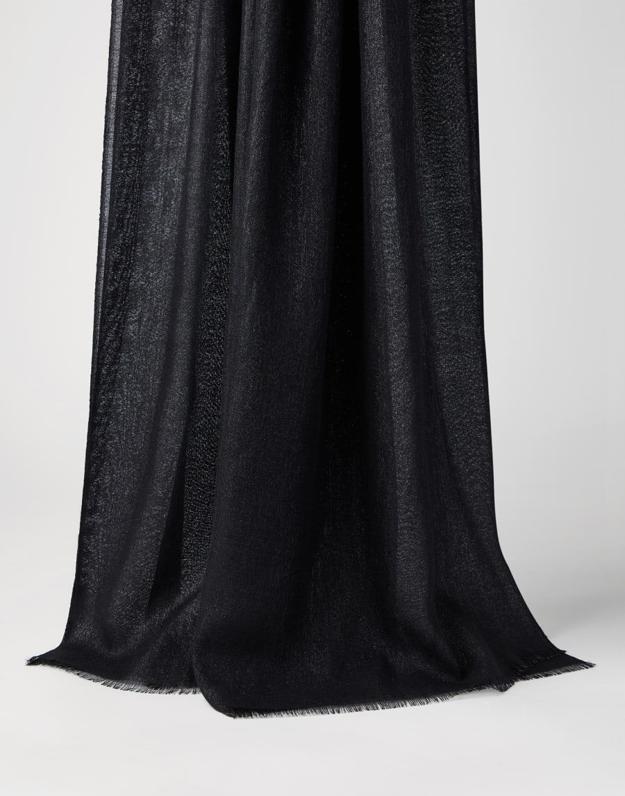 Sparkling scarf Black Woman - Brunello Cucinelli