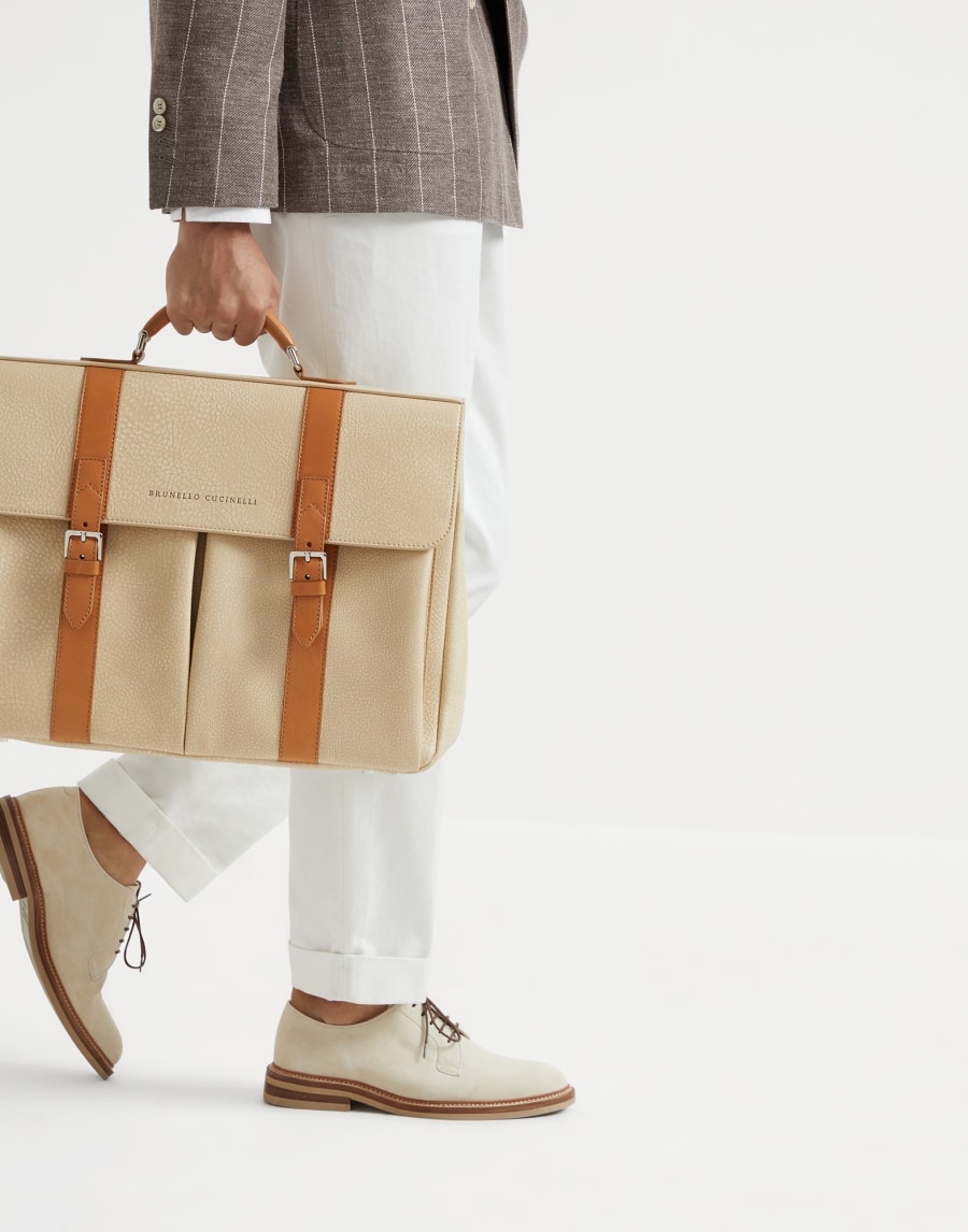 公文包 象牙色 男款 - Brunello Cucinelli
