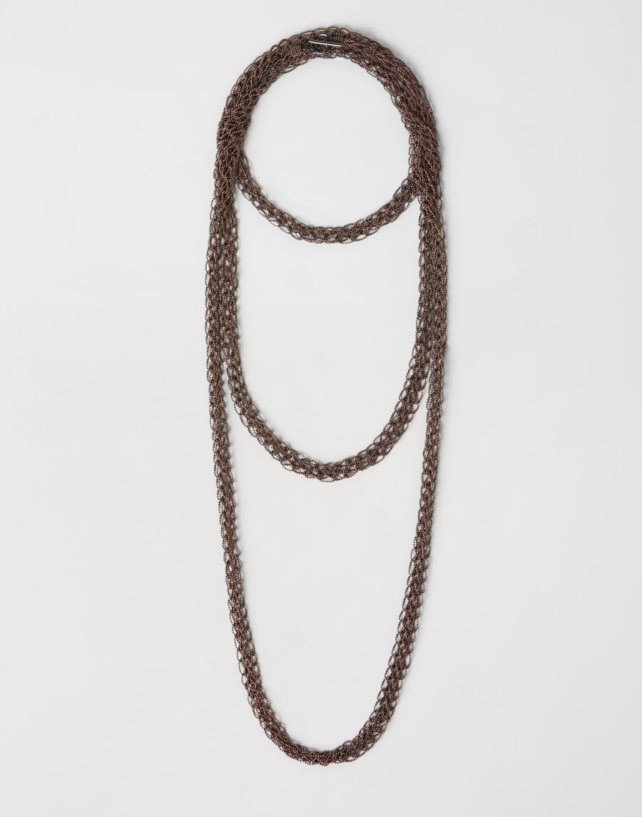 Precious Loops necklace Bronze Woman - Brunello Cucinelli