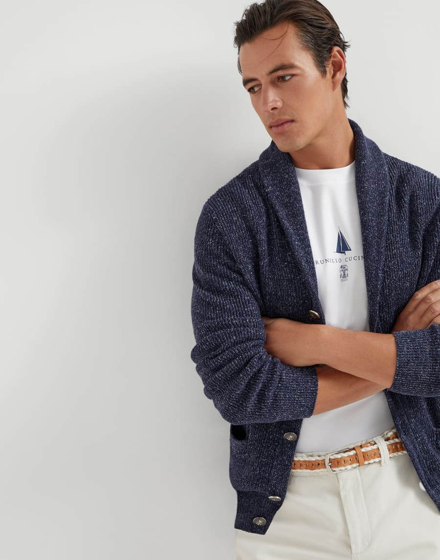 Футболка с принтом Белый Мужчина - Brunello Cucinelli