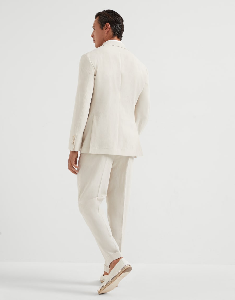 Twisted linen Leisure suit Shell Man - Brunello Cucinelli