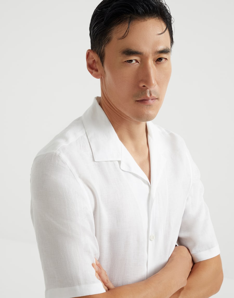 Short sleeve shirt White Man - Brunello Cucinelli