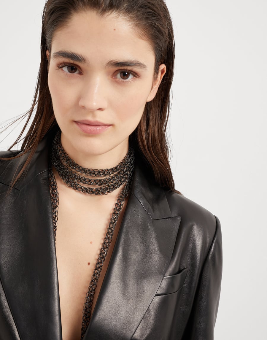 Precious Loops necklace Black Woman - Brunello Cucinelli