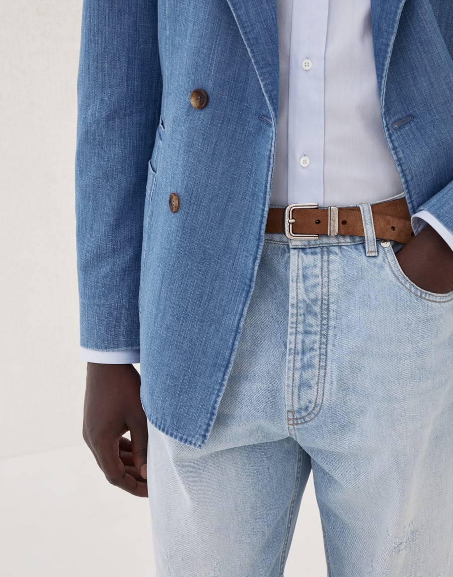 Ceinture en cuir Noisette Homme - Brunello Cucinelli