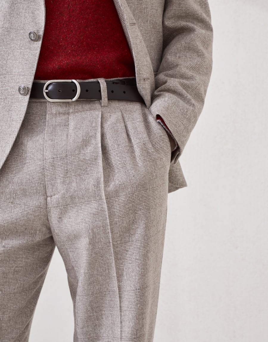 Flannel trousers Bark Man - Brunello Cucinelli