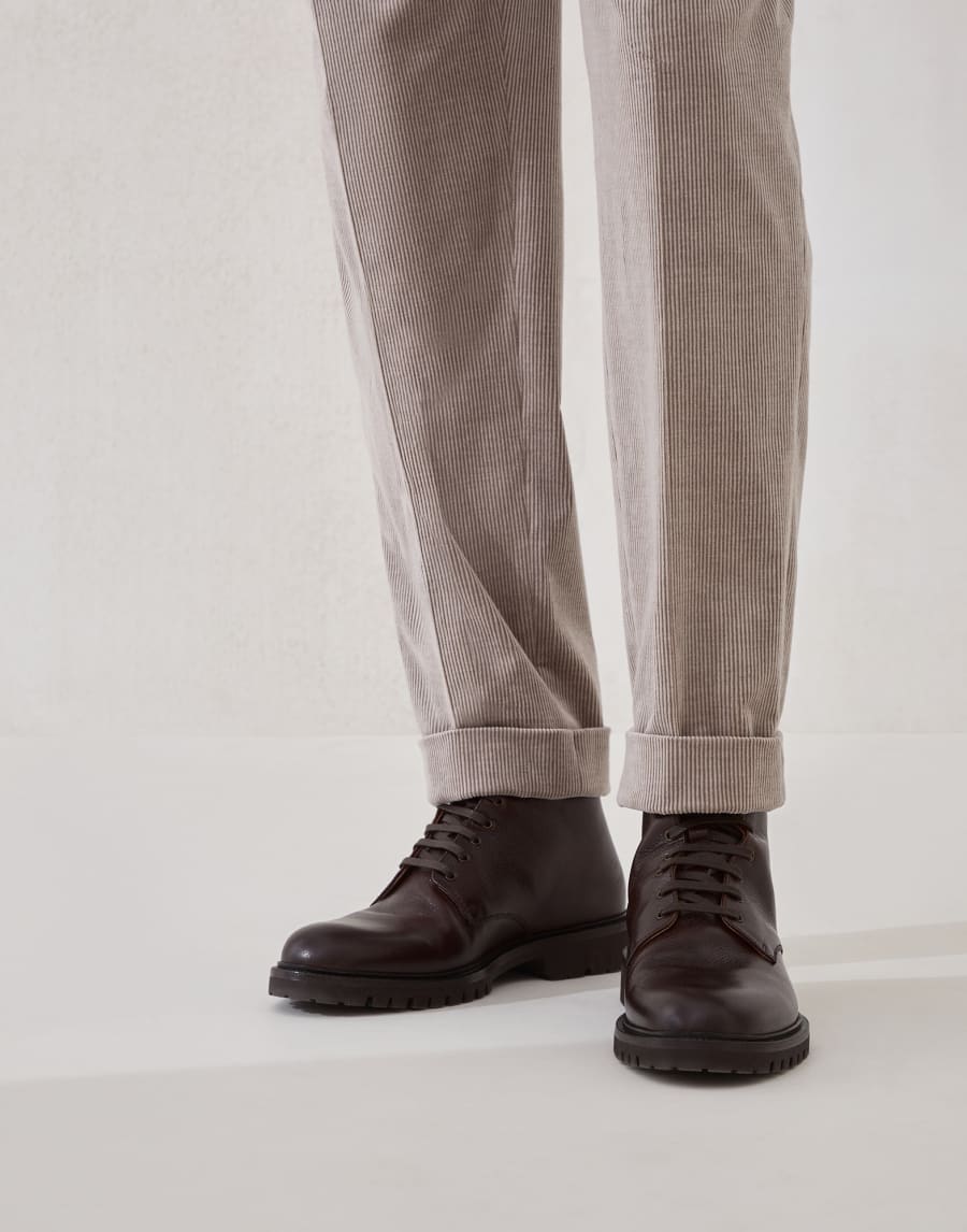 Calfskin boots Espresso Man - Brunello Cucinelli