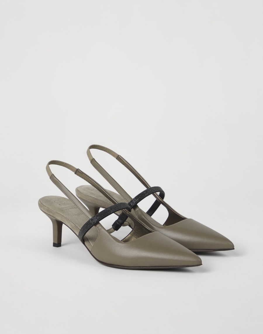 Tacchi City Grigio Chiaro Donna - Brunello Cucinelli