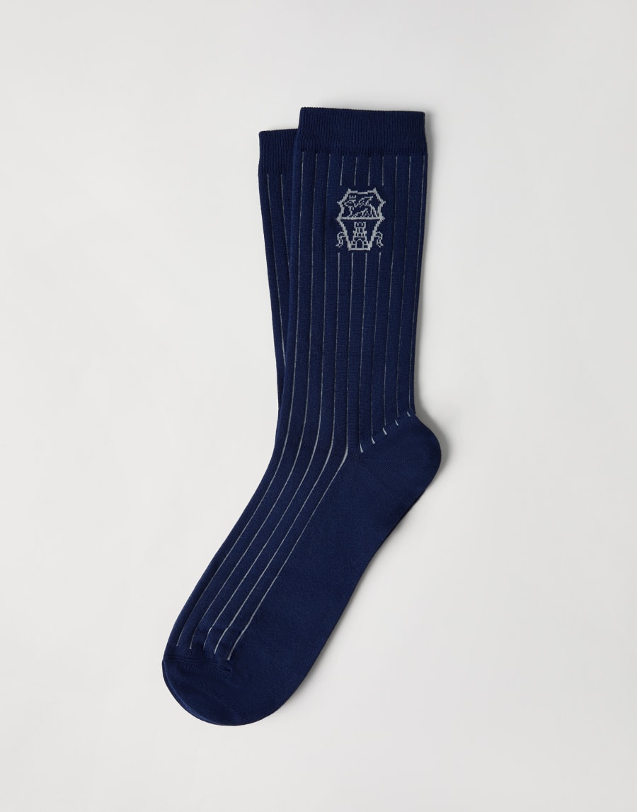 Cotton socks Blue Man - Brunello Cucinelli