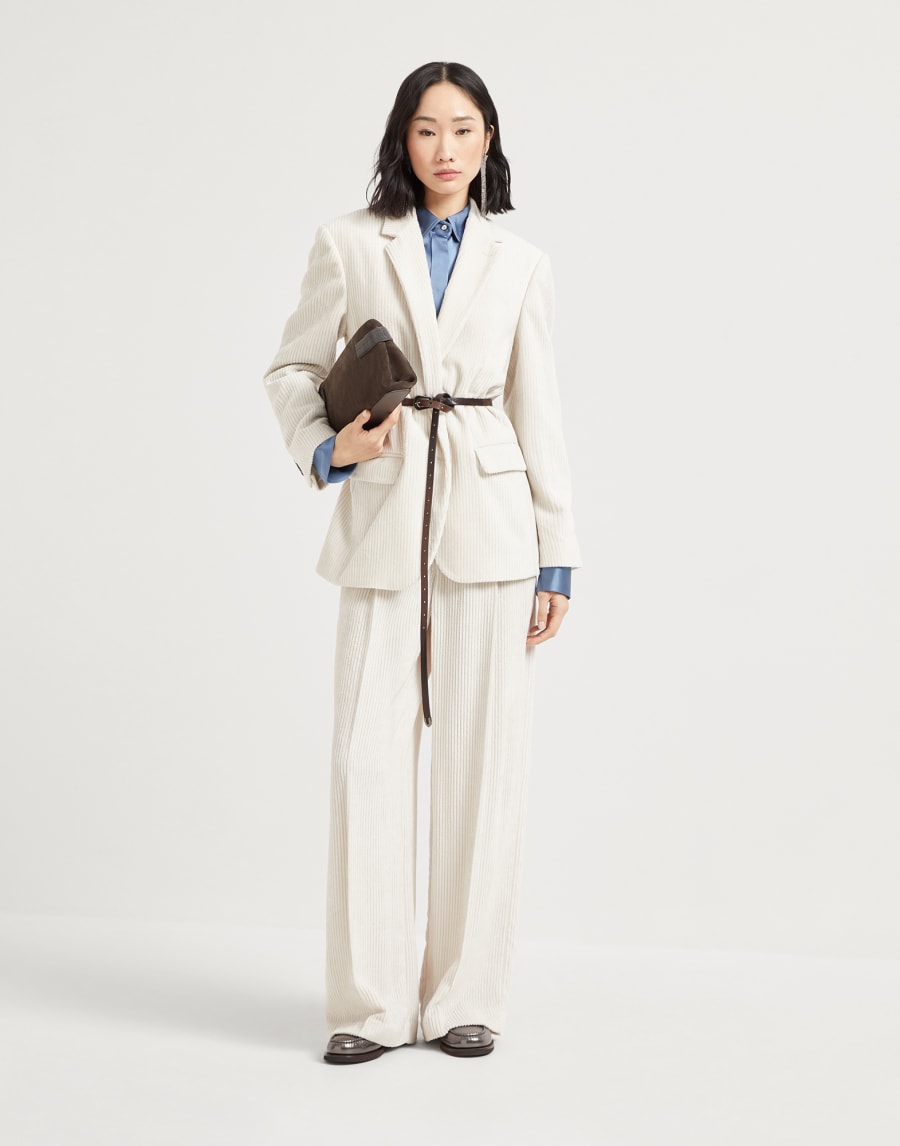 Satin shirt Oxford Blue Woman - Brunello Cucinelli