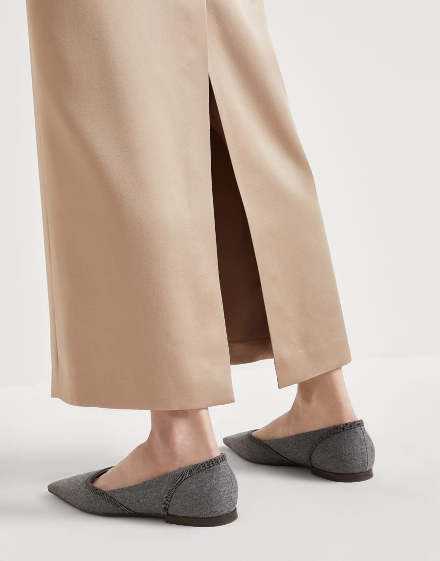 Column-Rock Warmes Beige Damen - Brunello Cucinelli