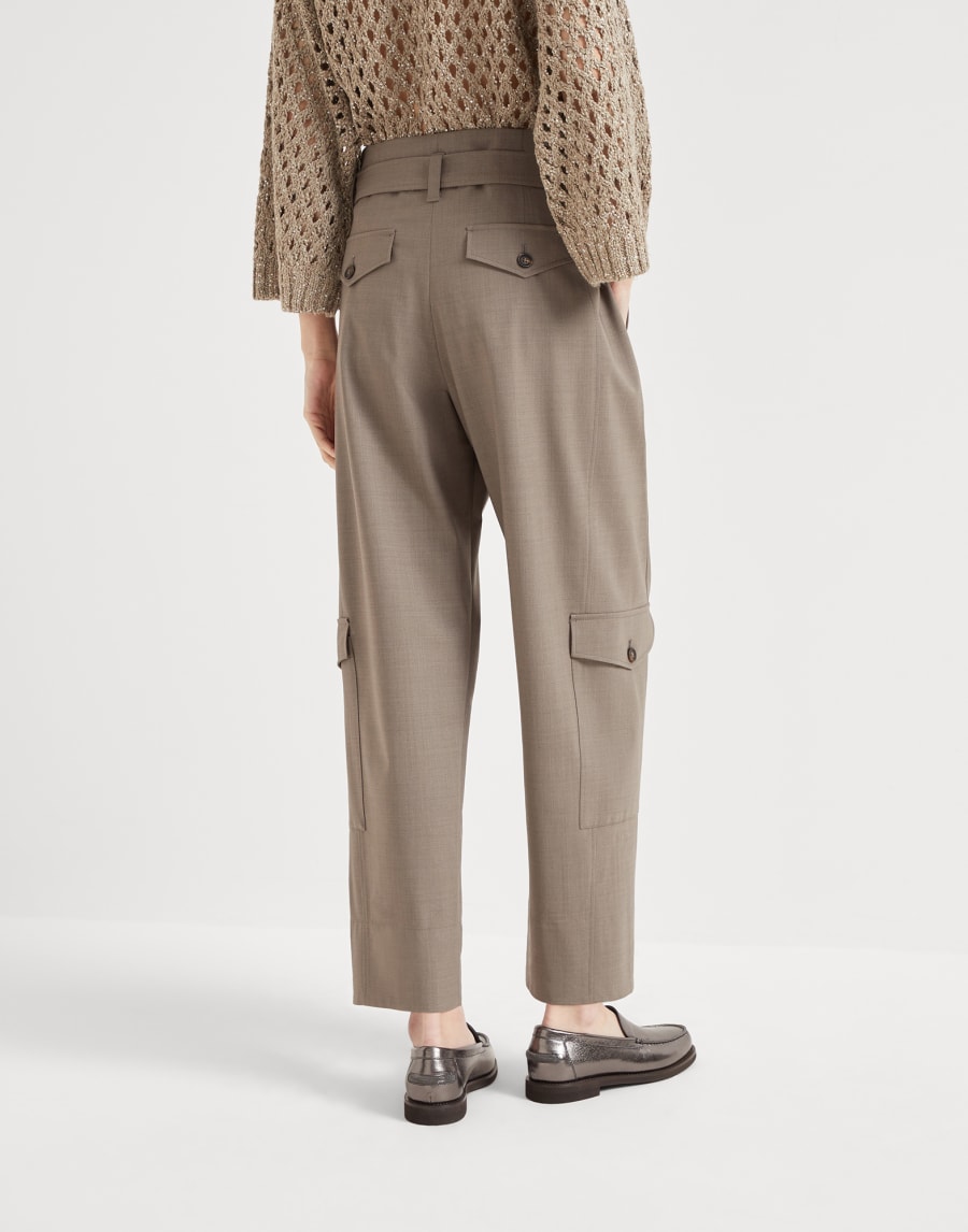 Брюки Utility Болотный Женщина - Brunello Cucinelli