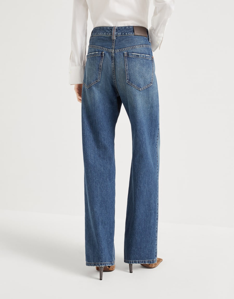 Contemporary Loose trousers Denim Woman - Brunello Cucinelli