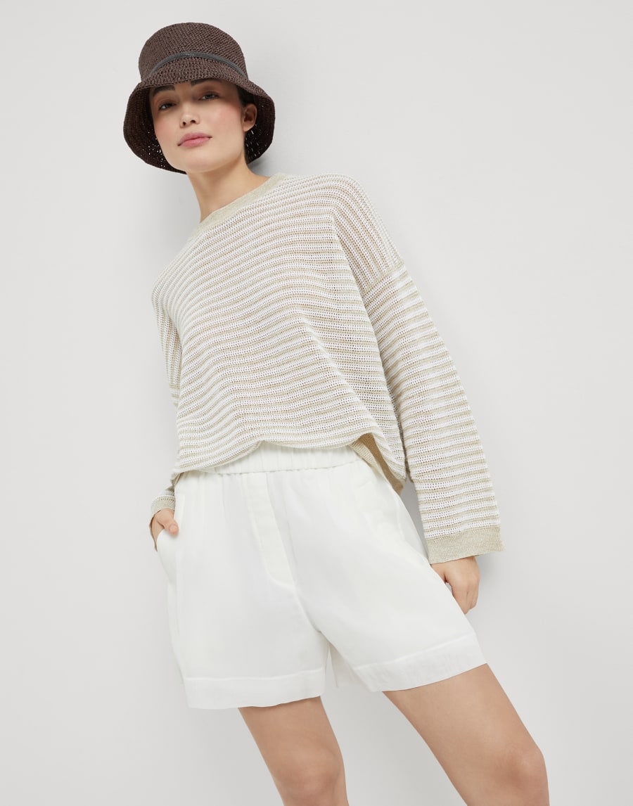 Maglia Sparkling Oro Donna - Brunello Cucinelli