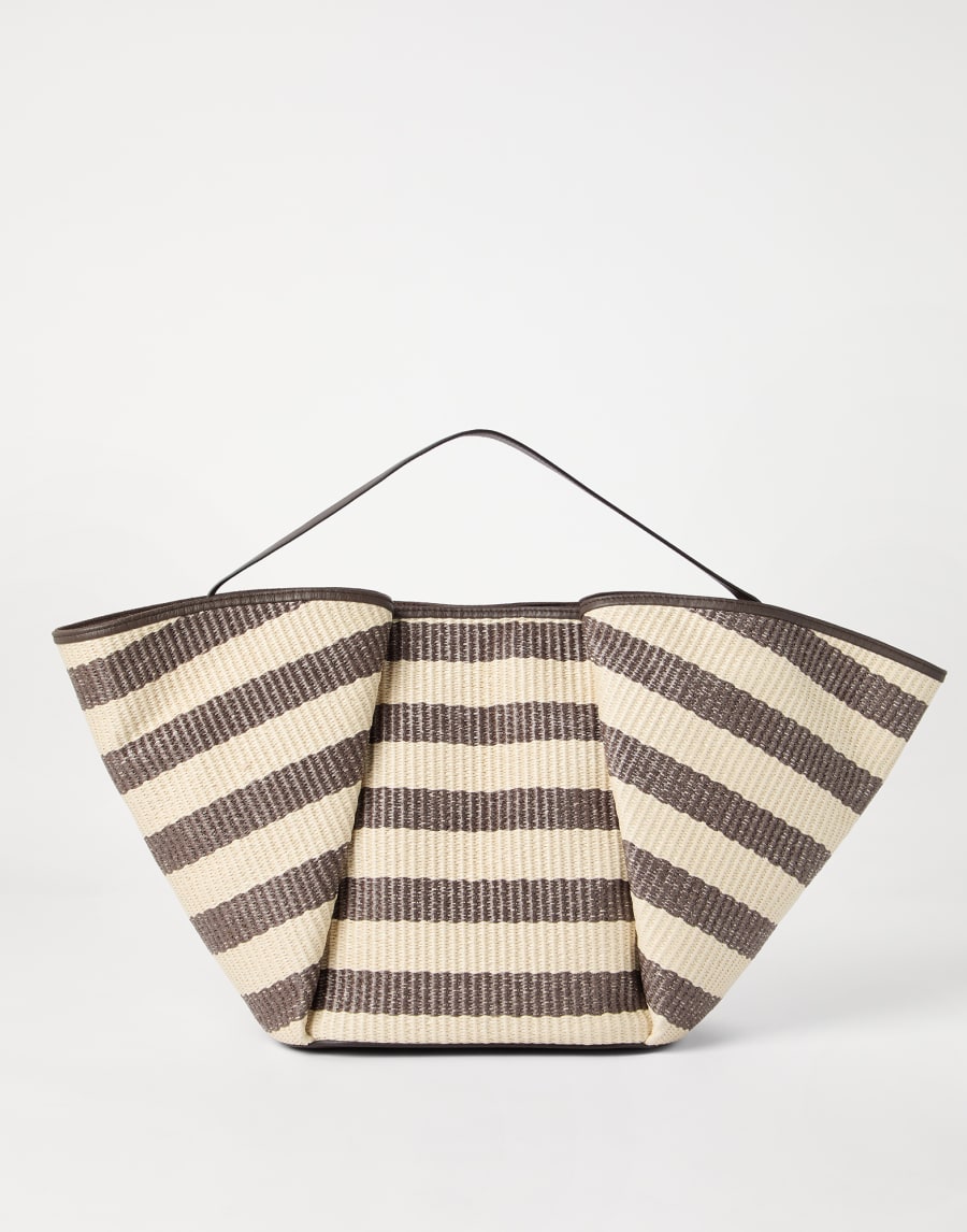 Большая сумка-шоппер Marina Болотный Женщина - Brunello Cucinelli