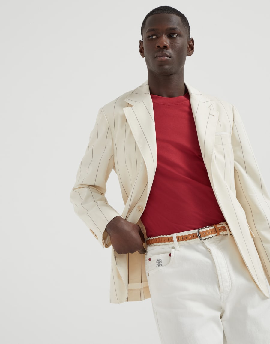 Футболка с принтом Вишневый Мужчина - Brunello Cucinelli