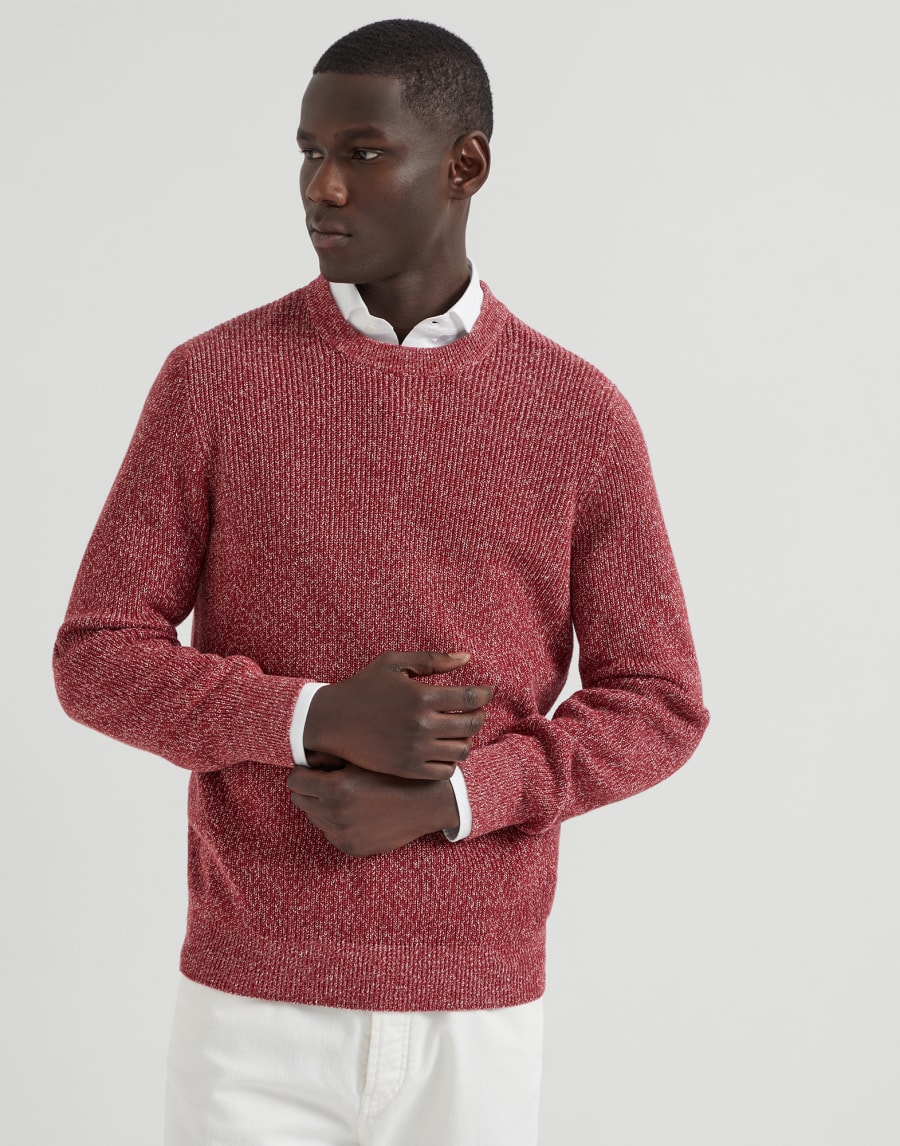 Chiné sweater Cherry Man - Brunello Cucinelli