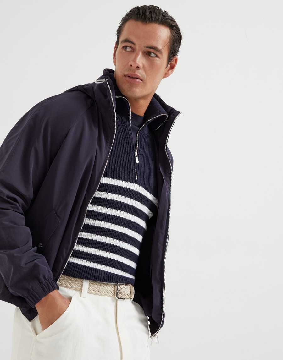 Водоотталкивающая куртка Темно-Синий Мужчина - Brunello Cucinelli